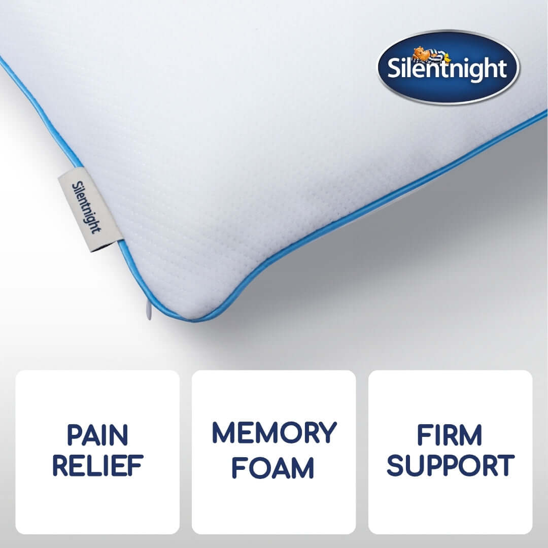 Silentnight Impress Memory Foam Firm Pillow | UK's Leading Pillow Specialist | UK's Lowest Prices | Featuring UK's Best Brands including TEMPUR®, Dunlopillo, Hypnos, Silentnight, Sealy, Seriously Comfortable & More
