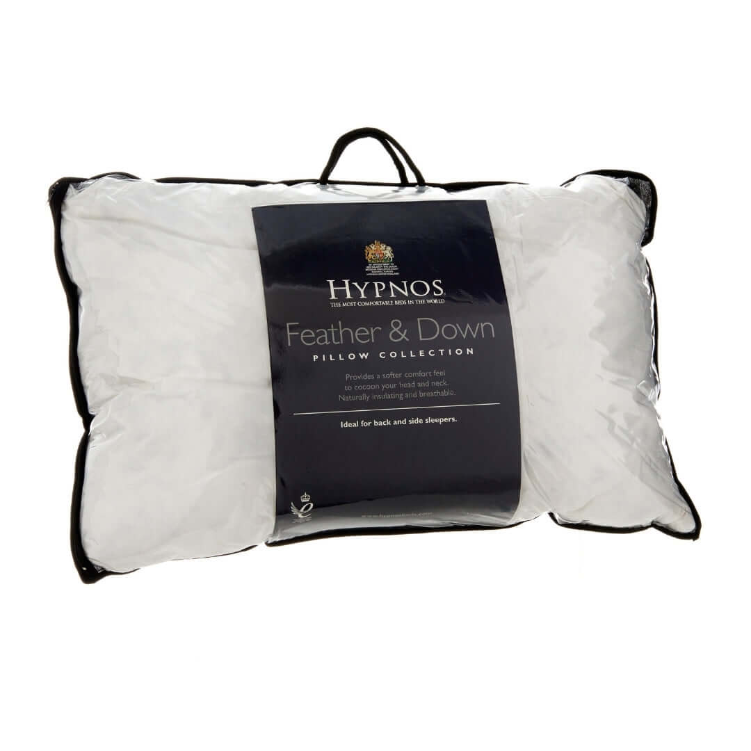 Hypnos Goose Feather & Down Pillow | UK's Leading Pillow Specialist | UK's Lowest Prices | Featuring UK's Best Brands including TEMPUR®, Dunlopillo, Hypnos, Silentnight, Sealy, Seriously Comfortable & More