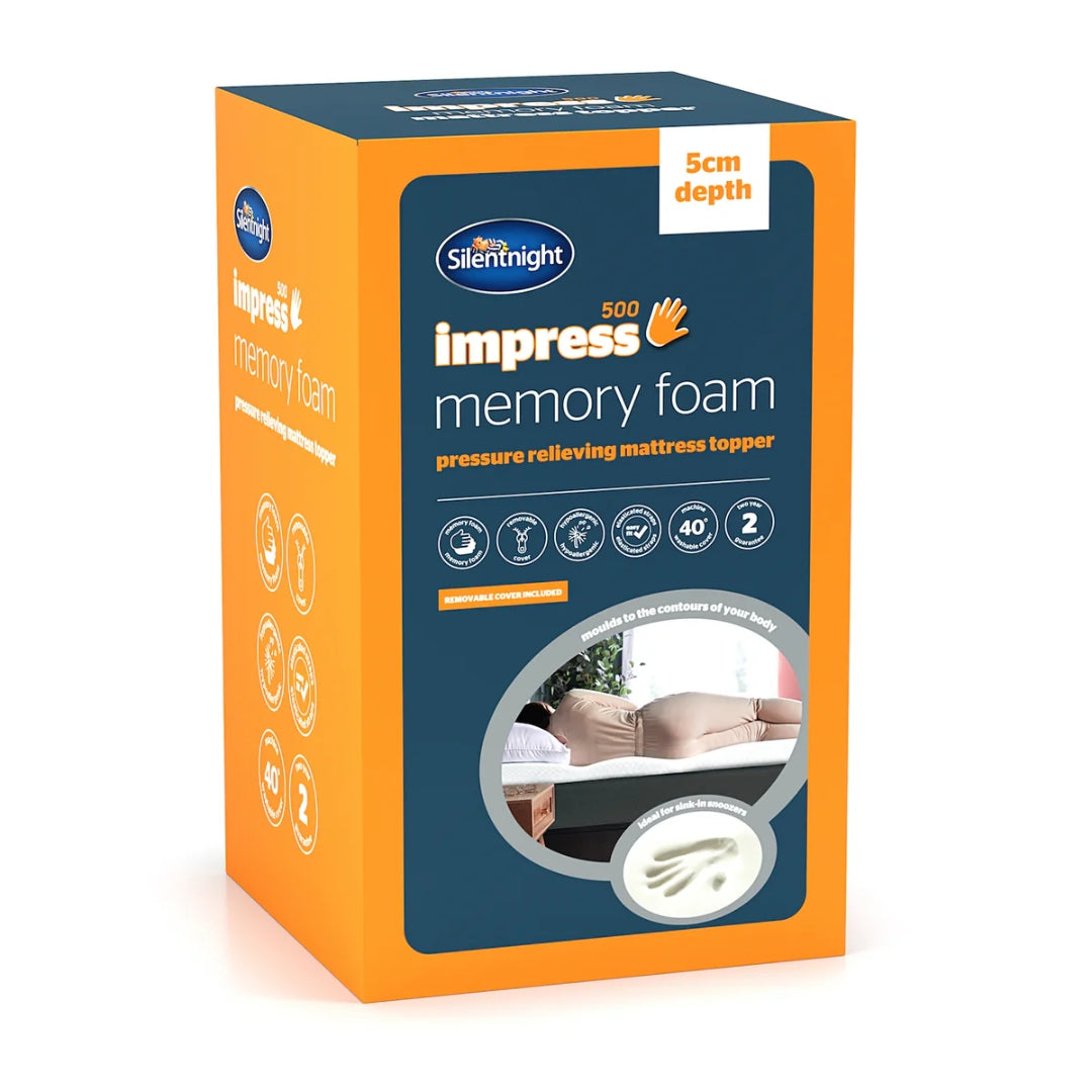 Silentnight Impress Memory Foam Mattress Topper