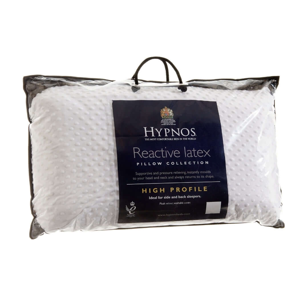 Hypnos Latex High Profile Pillow | UK's Leading Pillow Specialist | UK's Lowest Prices | Featuring UK's Best Brands including TEMPUR®, Dunlopillo, Hypnos, Silentnight, Sealy, Seriously Comfortable & More
