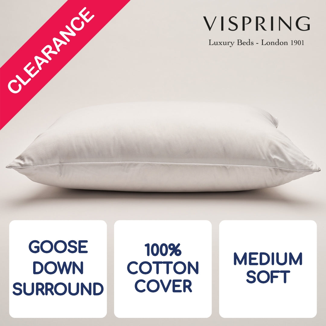 Vispring Hungarian Goose Down Surround Pillow - CLEARANCE