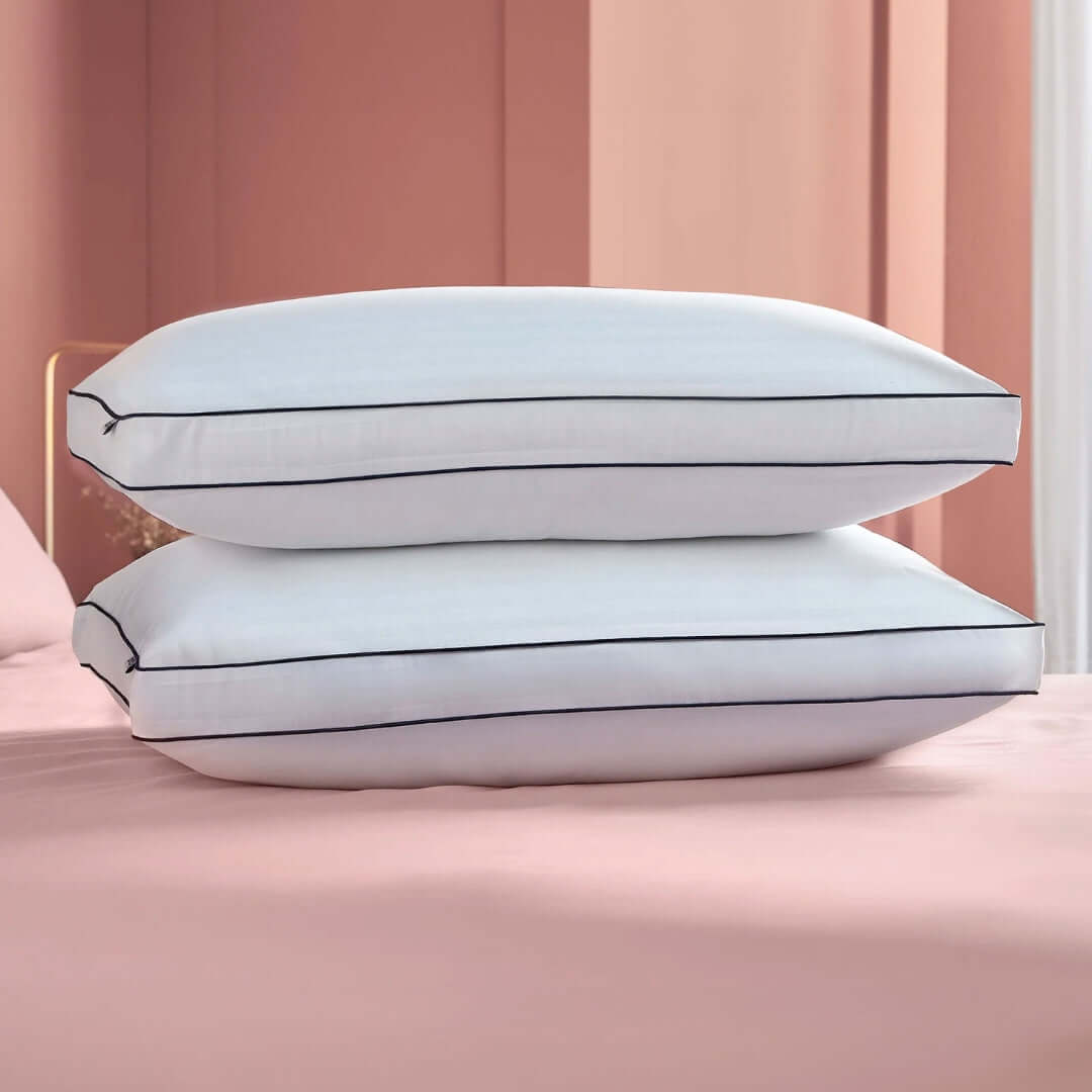 Silentnight Hotel Collection Box Pillow - Pack of 2 | UK's Leading Pillow Specialist | UK's Lowest Prices | Featuring UK's Best Brands including TEMPUR®, Dunlopillo, Hypnos, Silentnight, Sealy, Seriously Comfortable & More