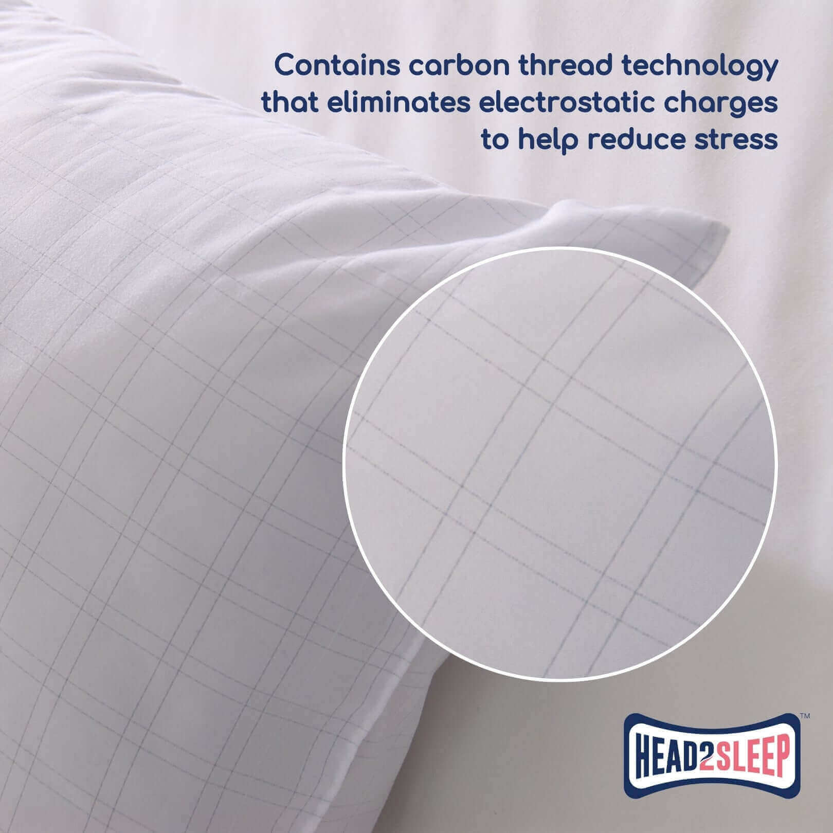 Head2Sleep Anti-Stress Pillow | UK's Leading Pillow Specialist | UK's Lowest Prices | Featuring UK's Best Brands including TEMPUR®, Dunlopillo, Hypnos, Silentnight, Sealy, Seriously Comfortable & More