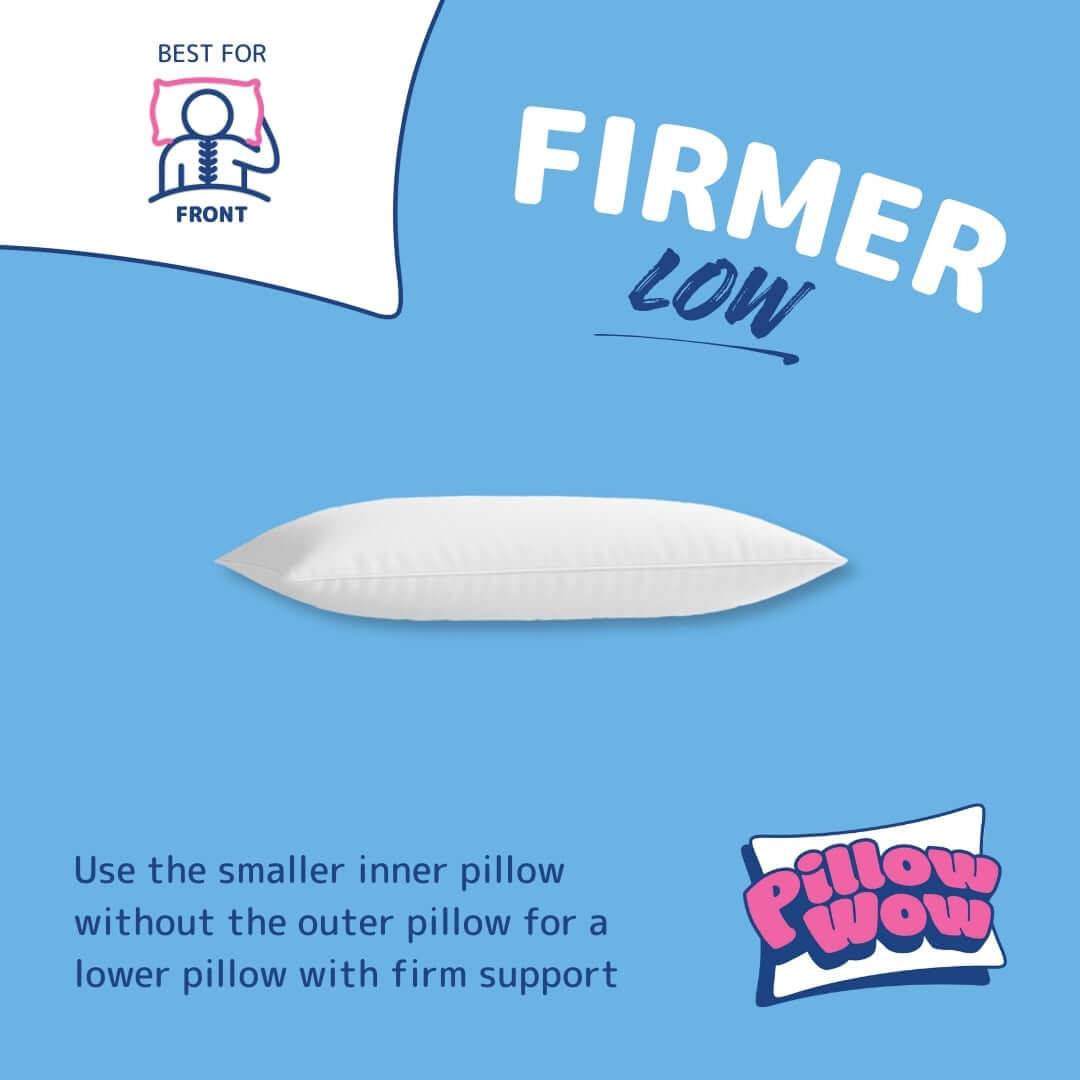 Pillow-Wow Adjustable Pillow - Buy 1 Get 1 FREE | UK's Leading Pillow Specialist | UK's Lowest Prices | Featuring UK's Best Brands including TEMPUR®, Dunlopillo, Hypnos, Silentnight, Sealy, Seriously Comfortable & More