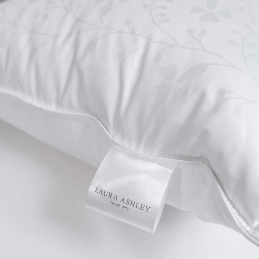 Laura Ashley Goose Feather & Down Pillow | UK's Leading Pillow Specialist | UK's Lowest Prices | Featuring UK's Best Brands including TEMPUR®, Dunlopillo, Hypnos, Silentnight, Sealy, Seriously Comfortable & More