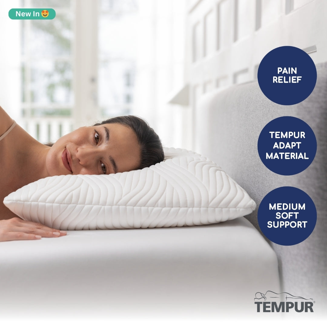 Tempur® Cloud Comfort Soft Pillow is the best pillow for pain relief with medium soft support 