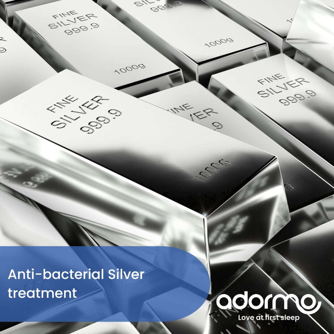 Adormo Silver Luxury Anti-Allergy Pillow | UK's Leading Pillow Specialist | UK's Lowest Prices | Featuring UK's Best Brands including TEMPUR®, Dunlopillo, Hypnos, Silentnight, Sealy, Seriously Comfortable & More