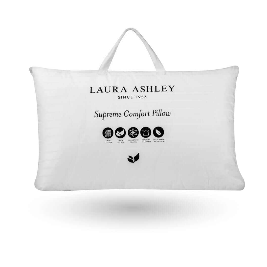 Laura Ashley Supreme Comfort Duo Pillow | UK's Leading Pillow Specialist | UK's Lowest Prices | Featuring UK's Best Brands including TEMPUR®, Dunlopillo, Hypnos, Silentnight, Sealy, Seriously Comfortable & More