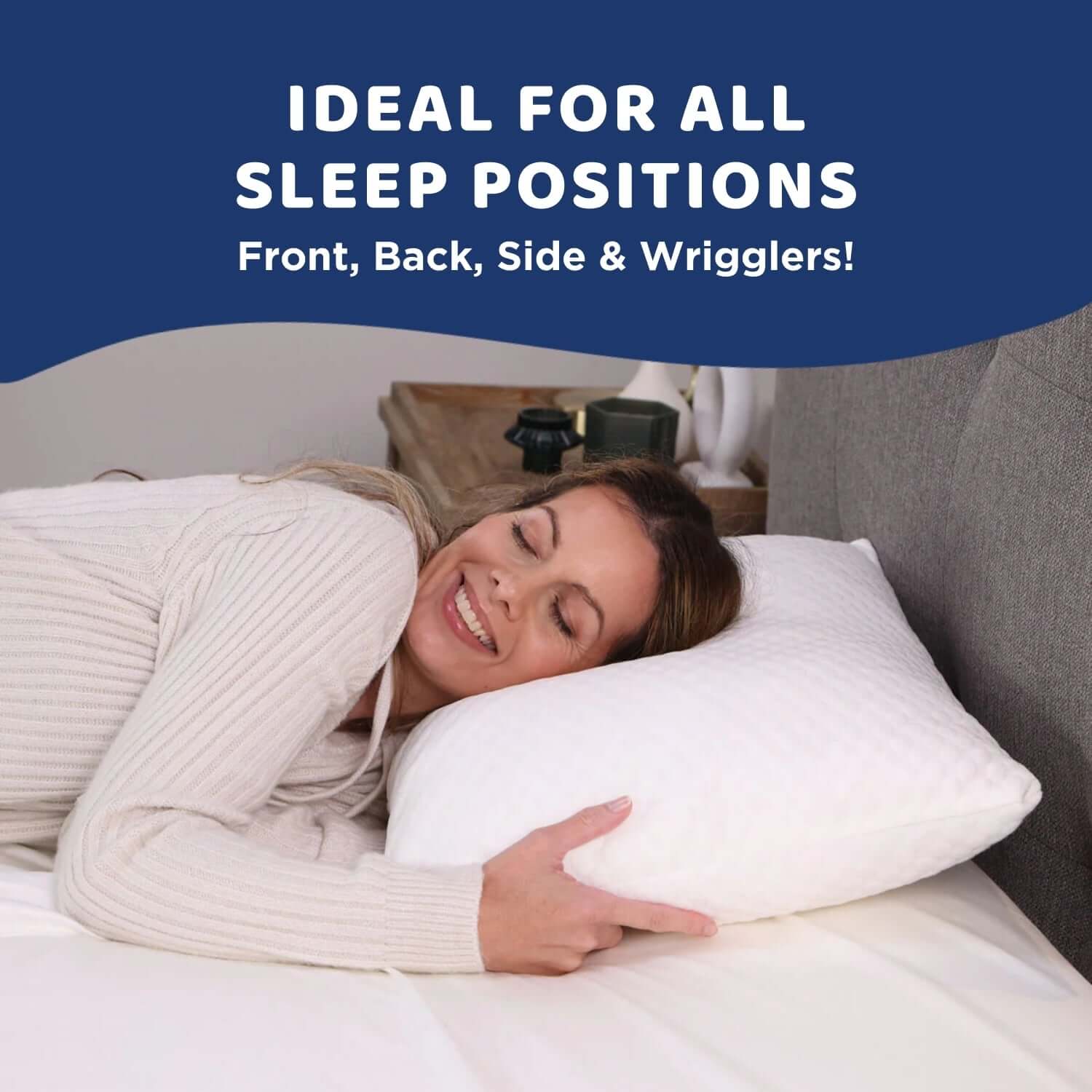 Seriously Comfortable Cool Cloud Comfort Pillow | UK's Leading Pillow Specialist | UK's Lowest Prices | Featuring UK's Best Brands including TEMPUR®, Dunlopillo, Hypnos, Silentnight, Sealy, Seriously Comfortable & More