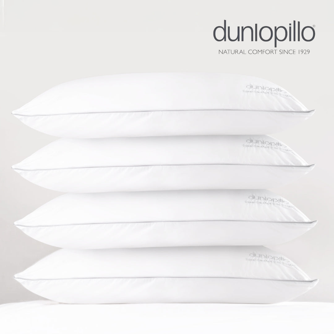 Dunlopillo Super Comfort Latex Pillow - Pack of 4