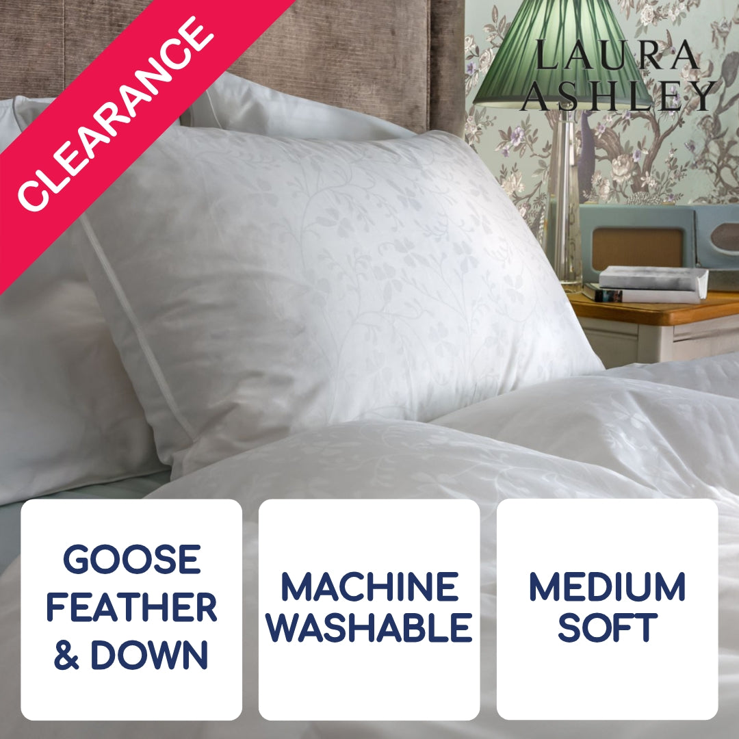 Laura Ashley Goose Feather & Down Pillow - CLEARANCE