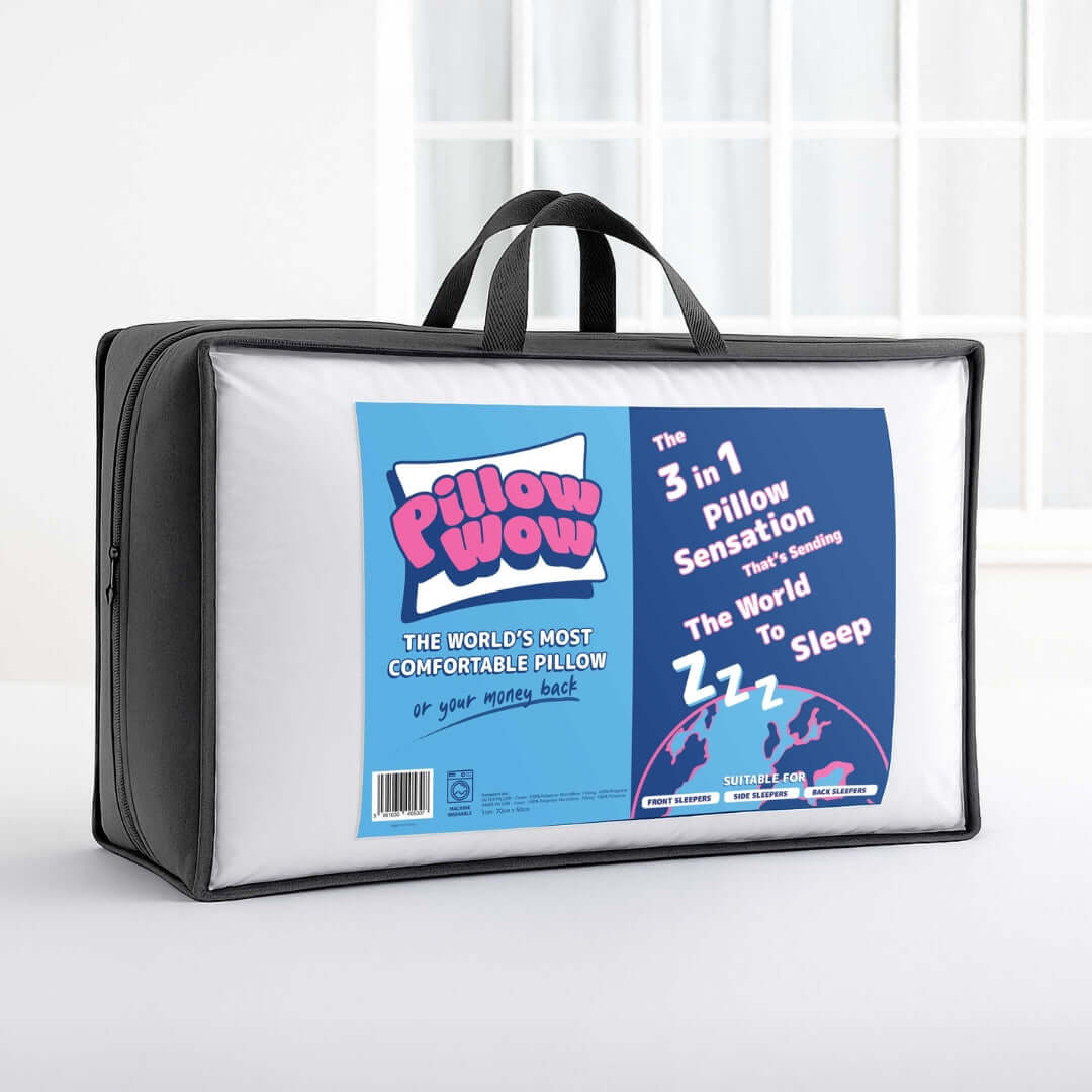 Pillow-Wow Adjustable Pillow - Buy 1 Get 1 FREE | UK's Leading Pillow Specialist | UK's Lowest Prices | Featuring UK's Best Brands including TEMPUR®, Dunlopillo, Hypnos, Silentnight, Sealy, Seriously Comfortable & More