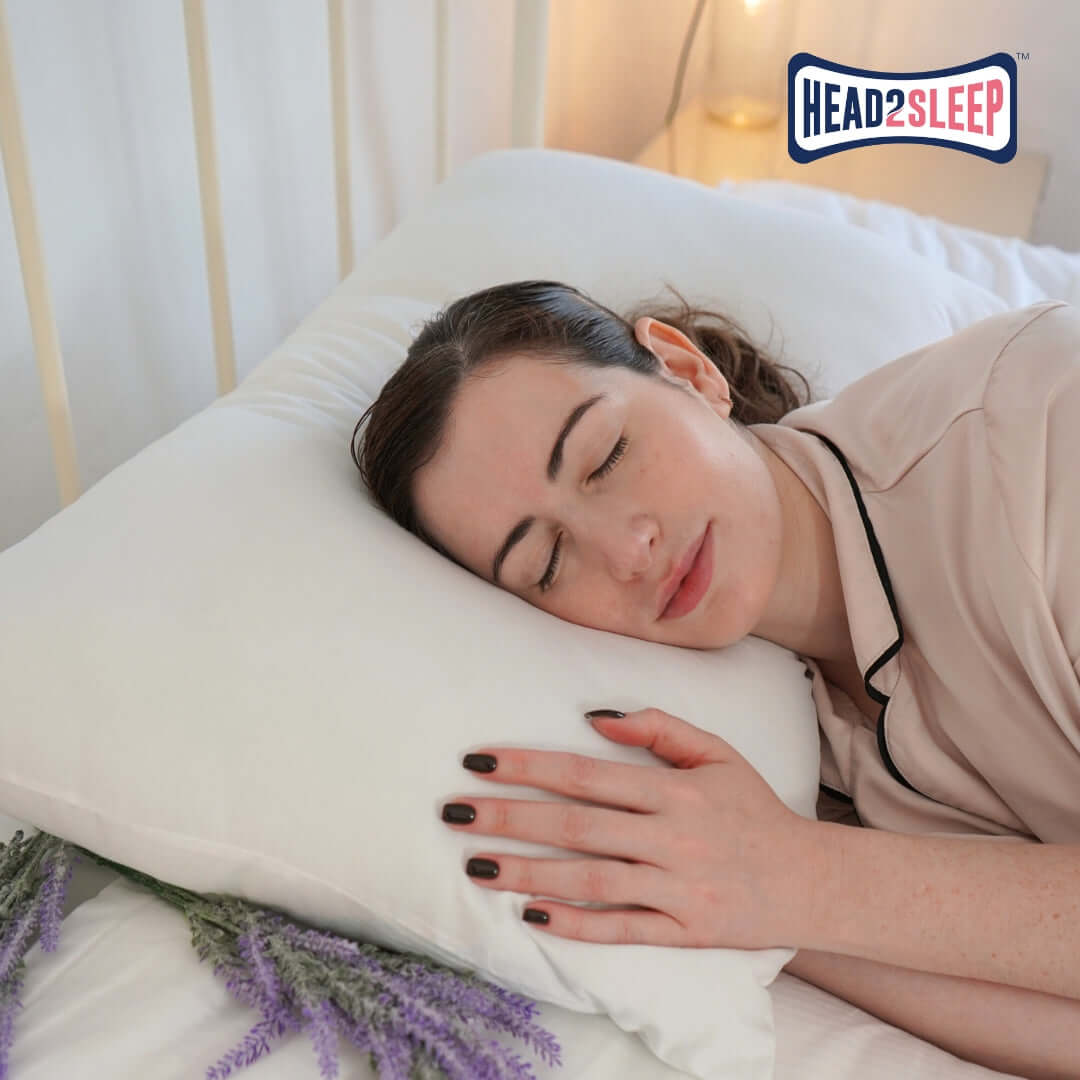 Head2Sleep Lavender Pillow | UK's Leading Pillow Specialist | UK's Lowest Prices | Featuring UK's Best Brands including TEMPUR®, Dunlopillo, Hypnos, Silentnight, Sealy, Seriously Comfortable & More