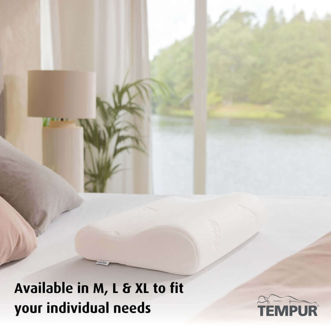 TEMPUR Original™ Queen Neck Pillow | UK's Leading Pillow Specialist | UK's Lowest Prices | Featuring UK's Best Brands including TEMPUR®, Dunlopillo, Hypnos, Silentnight, Sealy, Seriously Comfortable & More