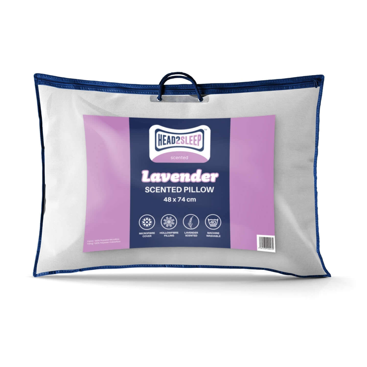 Head2Sleep Lavender Pillow | UK's Leading Pillow Specialist | UK's Lowest Prices | Featuring UK's Best Brands including TEMPUR®, Dunlopillo, Hypnos, Silentnight, Sealy, Seriously Comfortable & More