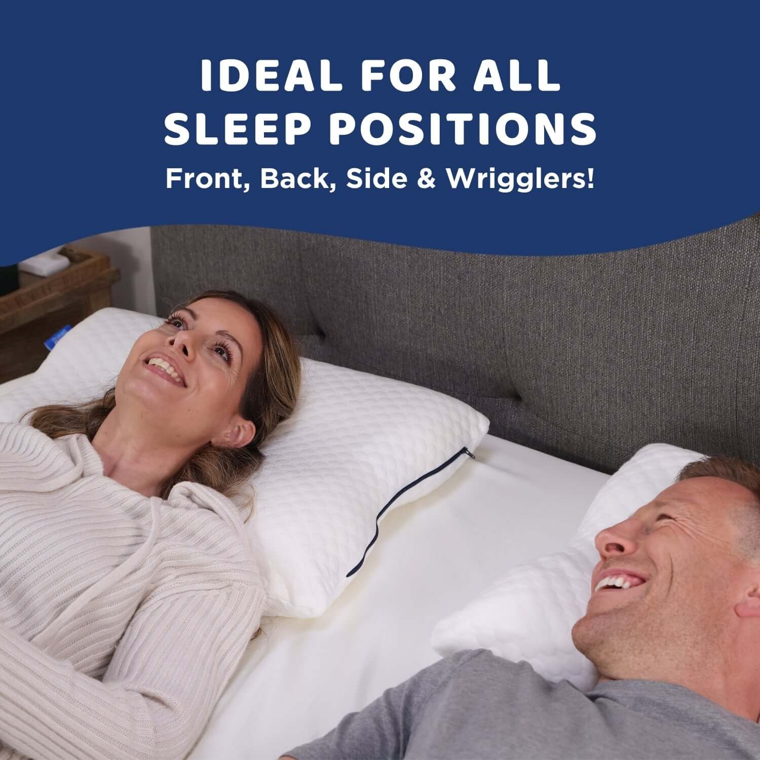 Seriously Comfortable Cool Ergo Comfort Pillow | UK's Leading Pillow Specialist | UK's Lowest Prices | Featuring UK's Best Brands including TEMPUR®, Dunlopillo, Hypnos, Silentnight, Sealy, Seriously Comfortable & More