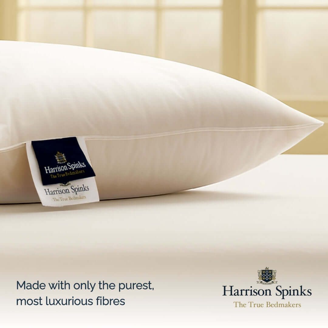 Harrison Spinks Premium British Wool Pillow | UK's Leading Pillow Specialist | UK's Lowest Prices | Featuring UK's Best Brands including TEMPUR®, Dunlopillo, Hypnos, Silentnight, Sealy, Seriously Comfortable & More