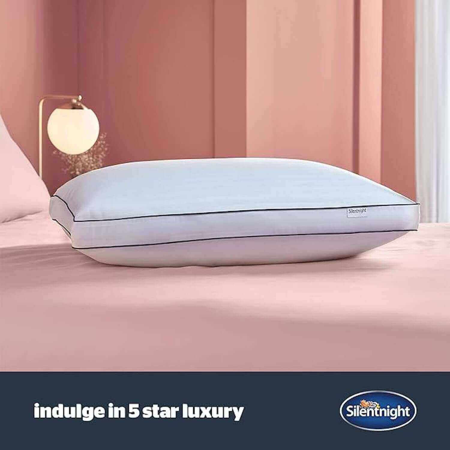 Silentnight Hotel Collection Box Pillow | UK's Leading Pillow Specialist | UK's Lowest Prices | Featuring UK's Best Brands including TEMPUR®, Dunlopillo, Hypnos, Silentnight, Sealy, Seriously Comfortable & More