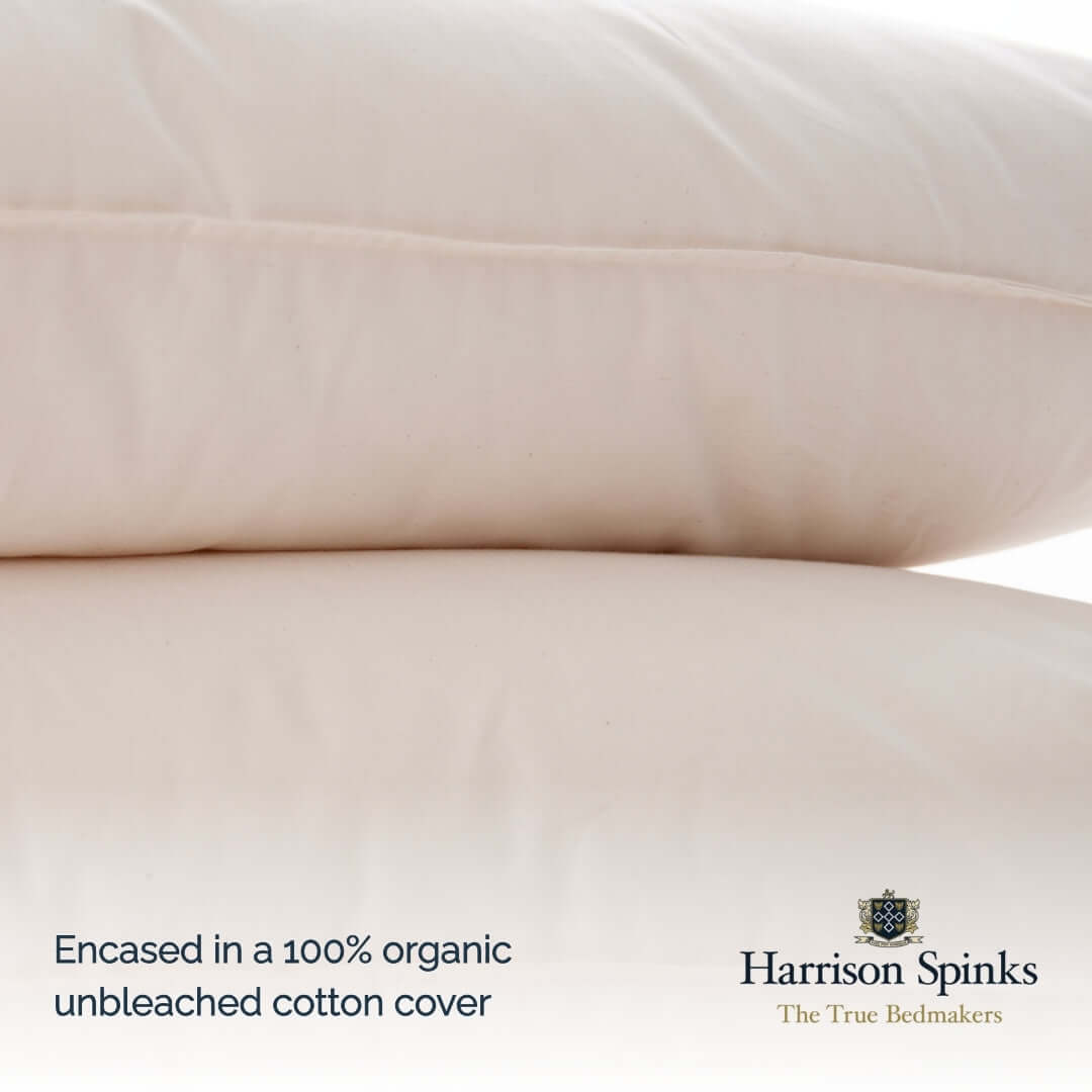 Harrison Spinks Premium British Wool Pillow | UK's Leading Pillow Specialist | UK's Lowest Prices | Featuring UK's Best Brands including TEMPUR®, Dunlopillo, Hypnos, Silentnight, Sealy, Seriously Comfortable & More
