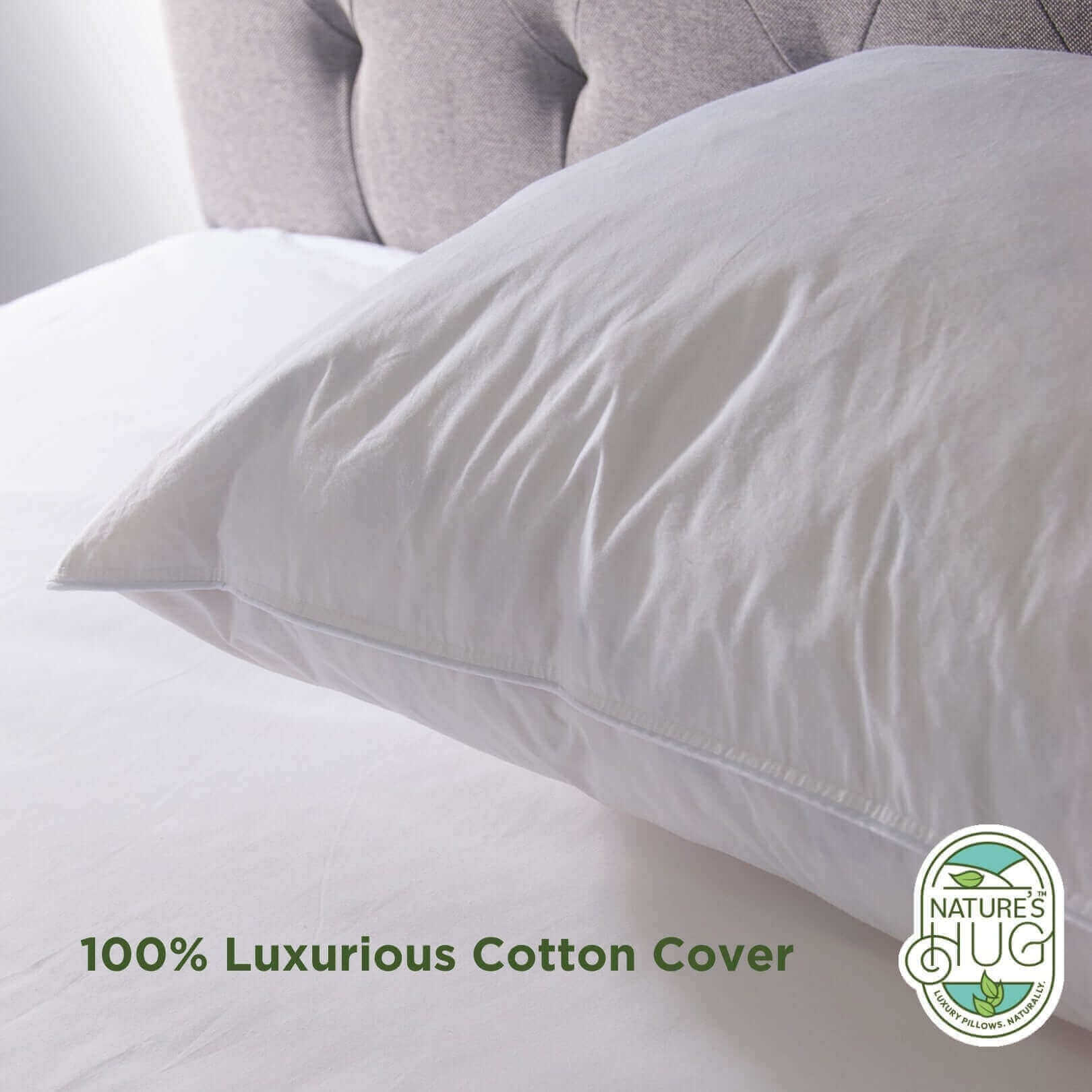 Nature's Hug Duck Feather and Down Pillow | UK's Leading Pillow Specialist | UK's Lowest Prices | Featuring UK's Best Brands including TEMPUR®, Dunlopillo, Hypnos, Silentnight, Sealy, Seriously Comfortable & More