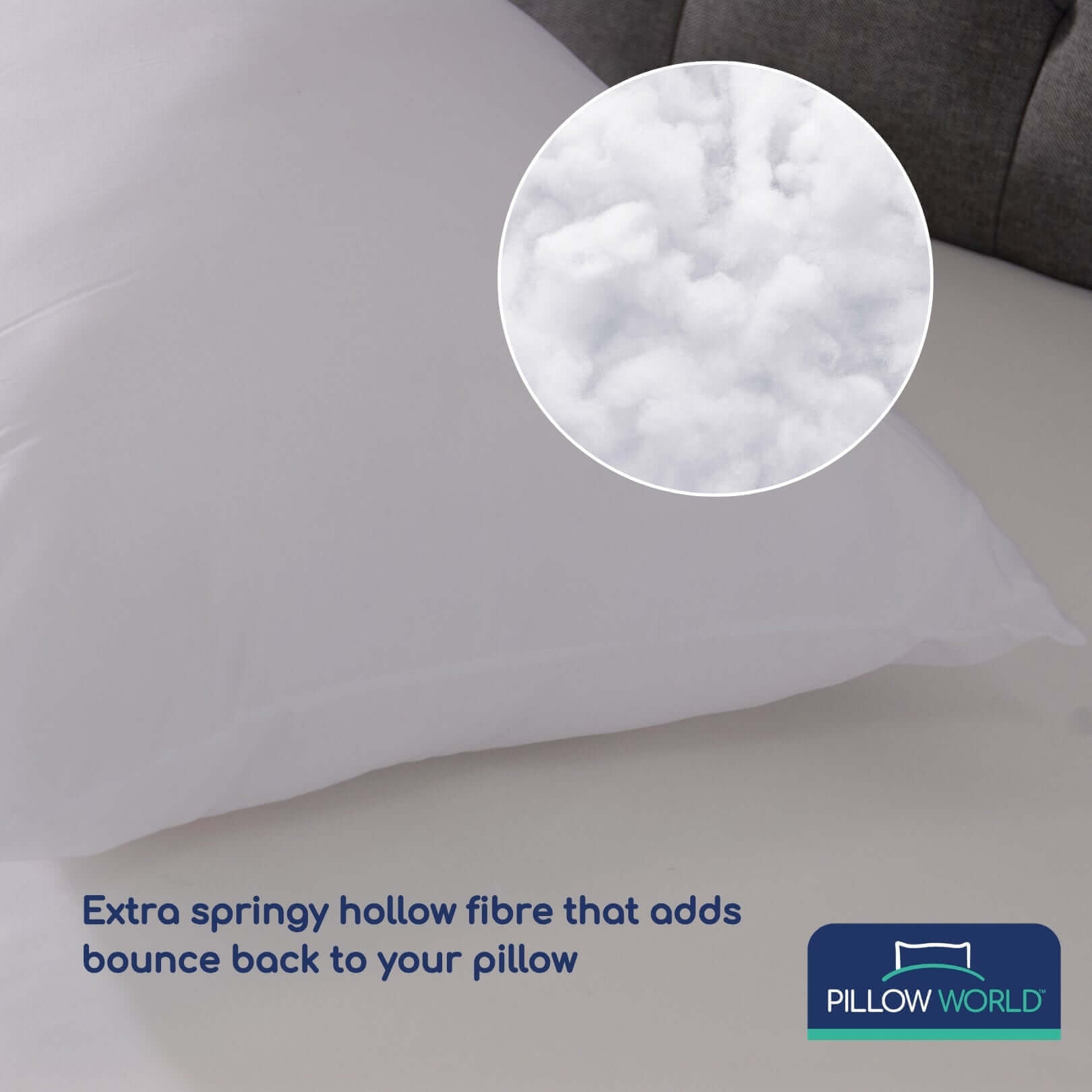 Pillow World Bounceback Pillow | UK's Leading Pillow Specialist | UK's Lowest Prices | Featuring UK's Best Brands including TEMPUR®, Dunlopillo, Hypnos, Silentnight, Sealy, Seriously Comfortable & More