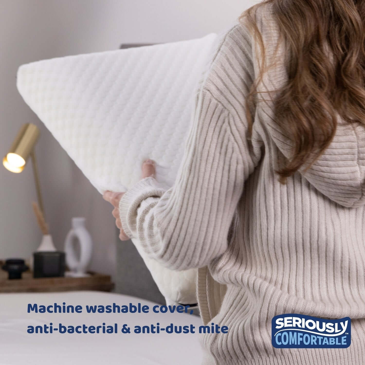 Seriously Comfortable Cool Revolution Comfort Pillow | UK's Leading Pillow Specialist | UK's Lowest Prices | Featuring UK's Best Brands including TEMPUR®, Dunlopillo, Hypnos, Silentnight, Sealy, Seriously Comfortable & More