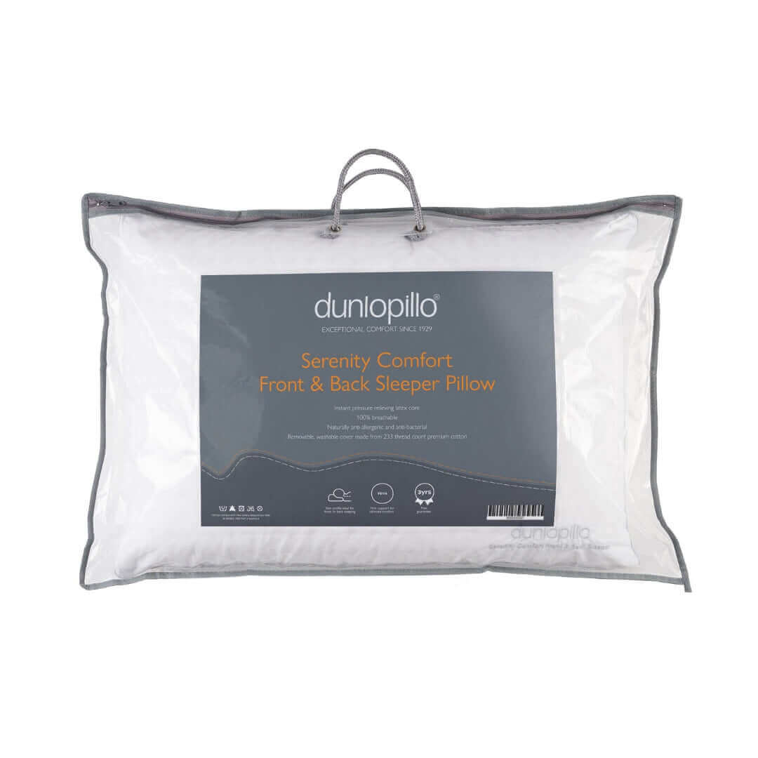 Dunlopillo Serenity Comfort Latex Pillow NEW 2025 | UK's Leading Pillow Specialist | UK's Lowest Prices | Featuring UK's Best Brands including TEMPUR®, Dunlopillo, Hypnos, Silentnight, Sealy, Seriously Comfortable & More