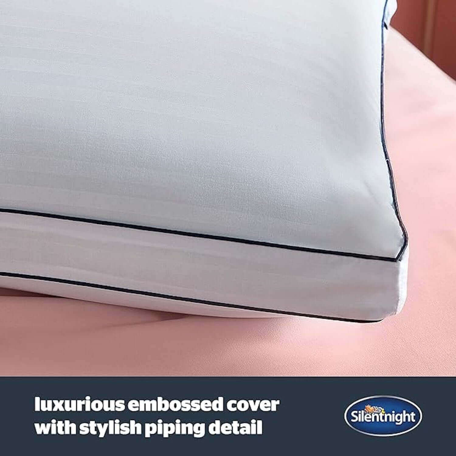 Silentnight Hotel Collection Box Pillow | UK's Leading Pillow Specialist | UK's Lowest Prices | Featuring UK's Best Brands including TEMPUR®, Dunlopillo, Hypnos, Silentnight, Sealy, Seriously Comfortable & More