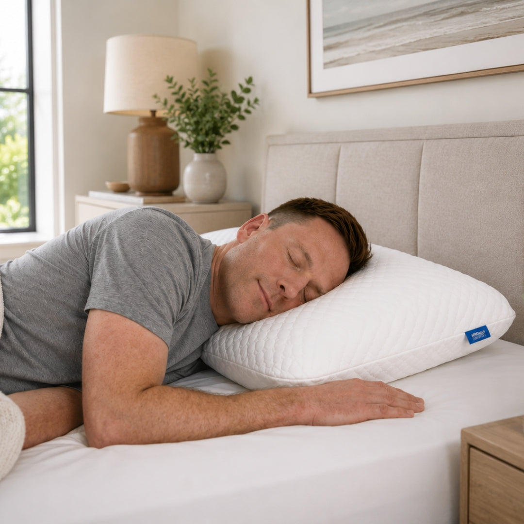 Cool Memory Foam Side Sleeper Pillow - Pack of 4 by Seriously Comfortable