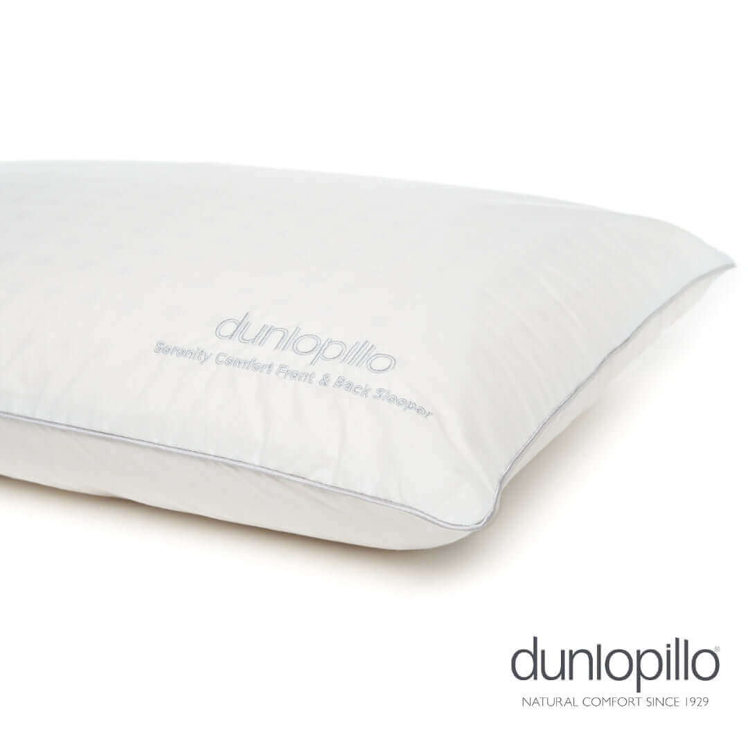 Dunlopillo Serenity Comfort Latex Pillow NEW 2025 | UK's Leading Pillow Specialist | UK's Lowest Prices | Featuring UK's Best Brands including TEMPUR®, Dunlopillo, Hypnos, Silentnight, Sealy, Seriously Comfortable & More