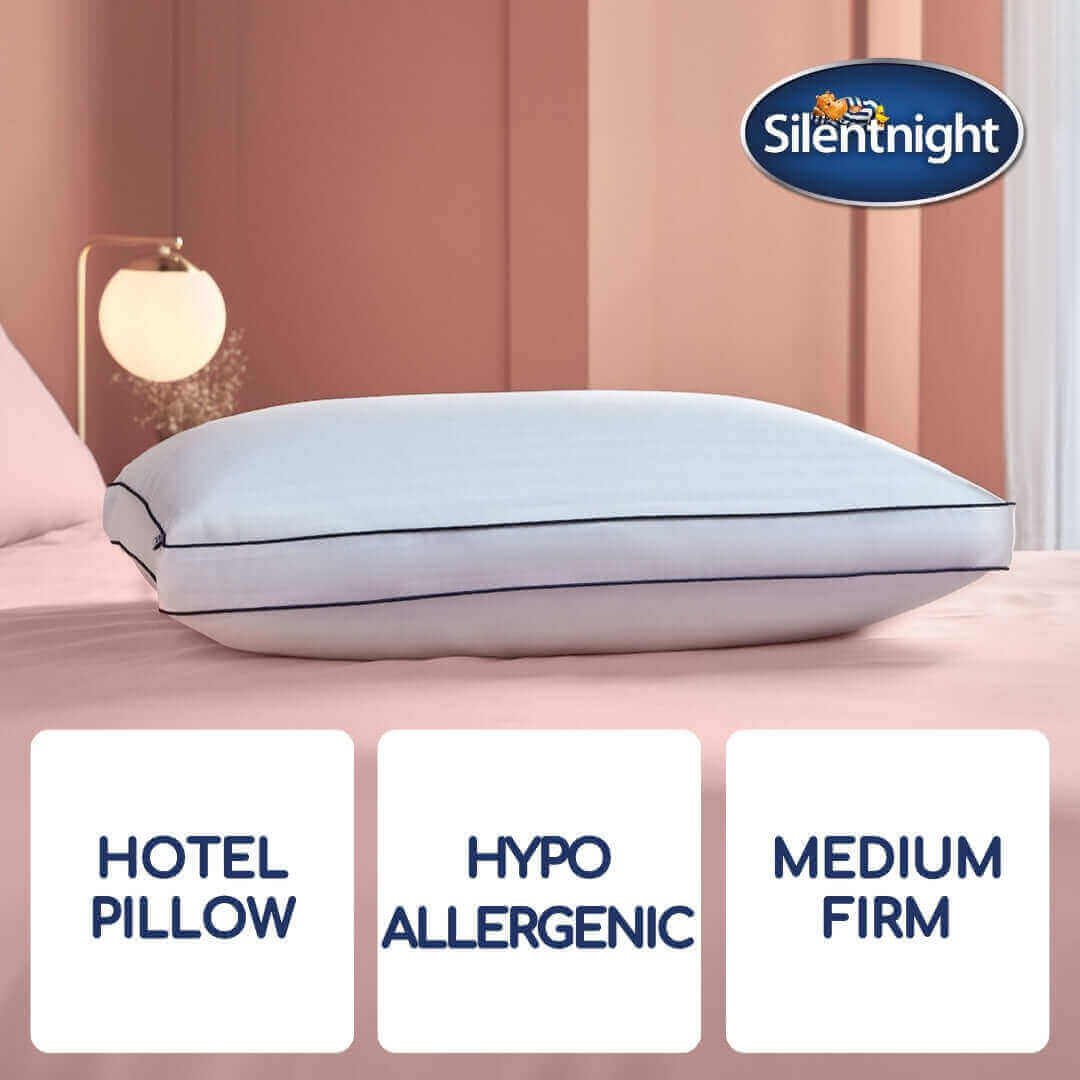 Silentnight Hotel Collection Box Pillow | UK's Leading Pillow Specialist | UK's Lowest Prices | Featuring UK's Best Brands including TEMPUR®, Dunlopillo, Hypnos, Silentnight, Sealy, Seriously Comfortable & More
