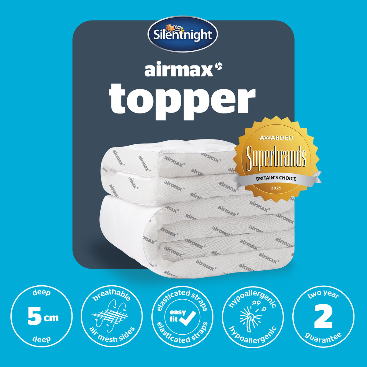Silentnight Airmax Mattress Topper