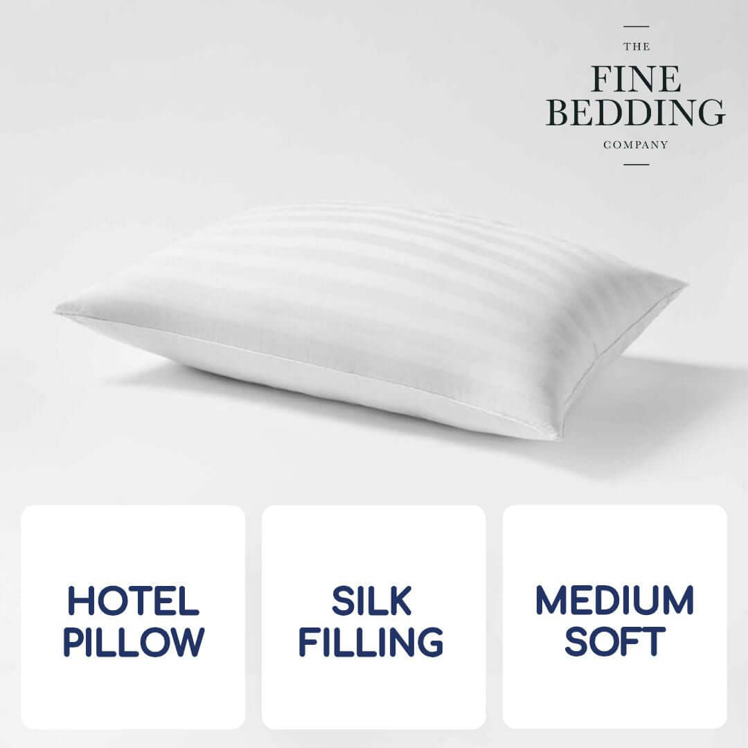 The Fine Bedding Company Boutique Silk Pillow | UK's Leading Pillow Specialist | UK's Lowest Prices | Featuring UK's Best Brands including TEMPUR®, Dunlopillo, Hypnos, Silentnight, Sealy, Seriously Comfortable & More