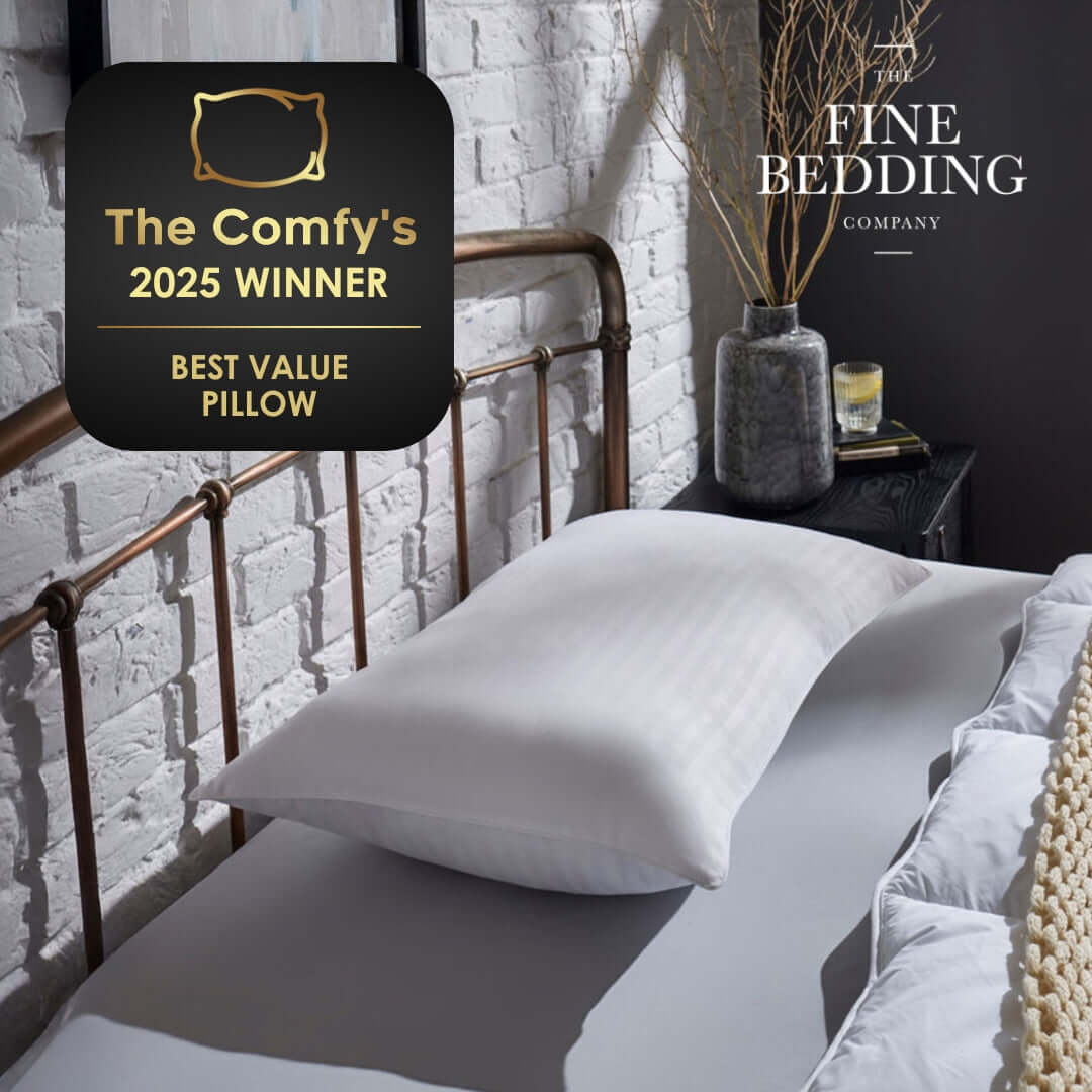 The Fine Bedding Company Luna Extra Firm Pillow | UK's Leading Pillow Specialist | UK's Lowest Prices | Featuring UK's Best Brands including TEMPUR®, Dunlopillo, Hypnos, Silentnight, Sealy, Seriously Comfortable & More