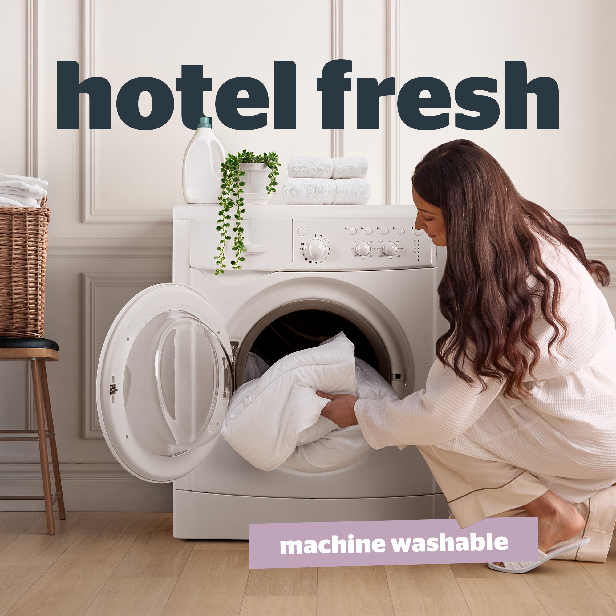 Silentnight Hotel Collection Box Pillow - Pack of 4