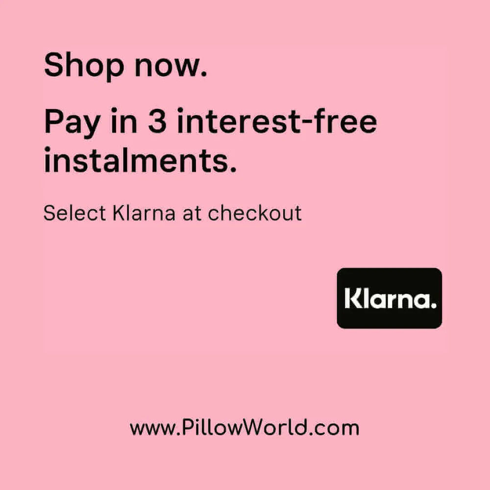 Pay in 3 interest free payments with Klarna