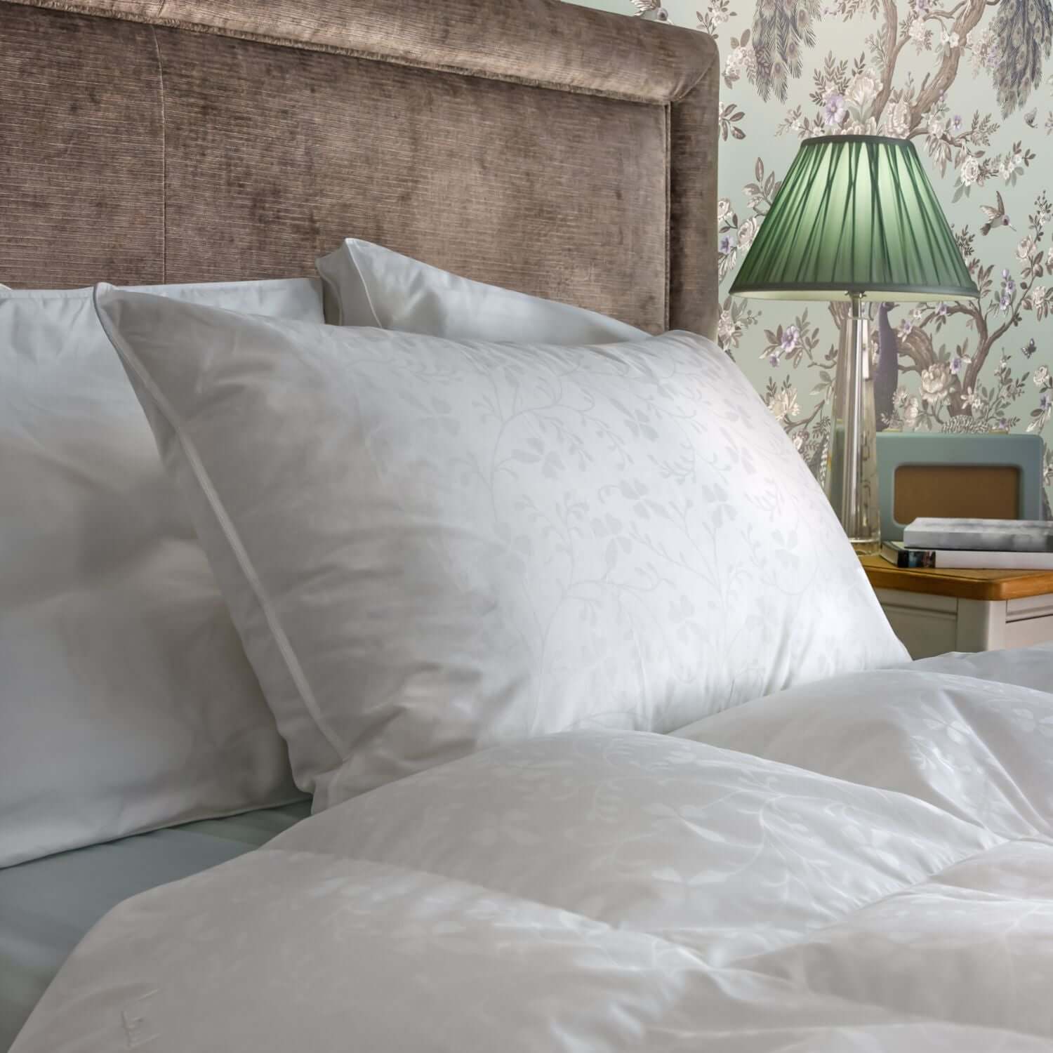 Laura Ashley Goose Feather & Down Pillow | UK's Leading Pillow Specialist | UK's Lowest Prices | Featuring UK's Best Brands including TEMPUR®, Dunlopillo, Hypnos, Silentnight, Sealy, Seriously Comfortable & More