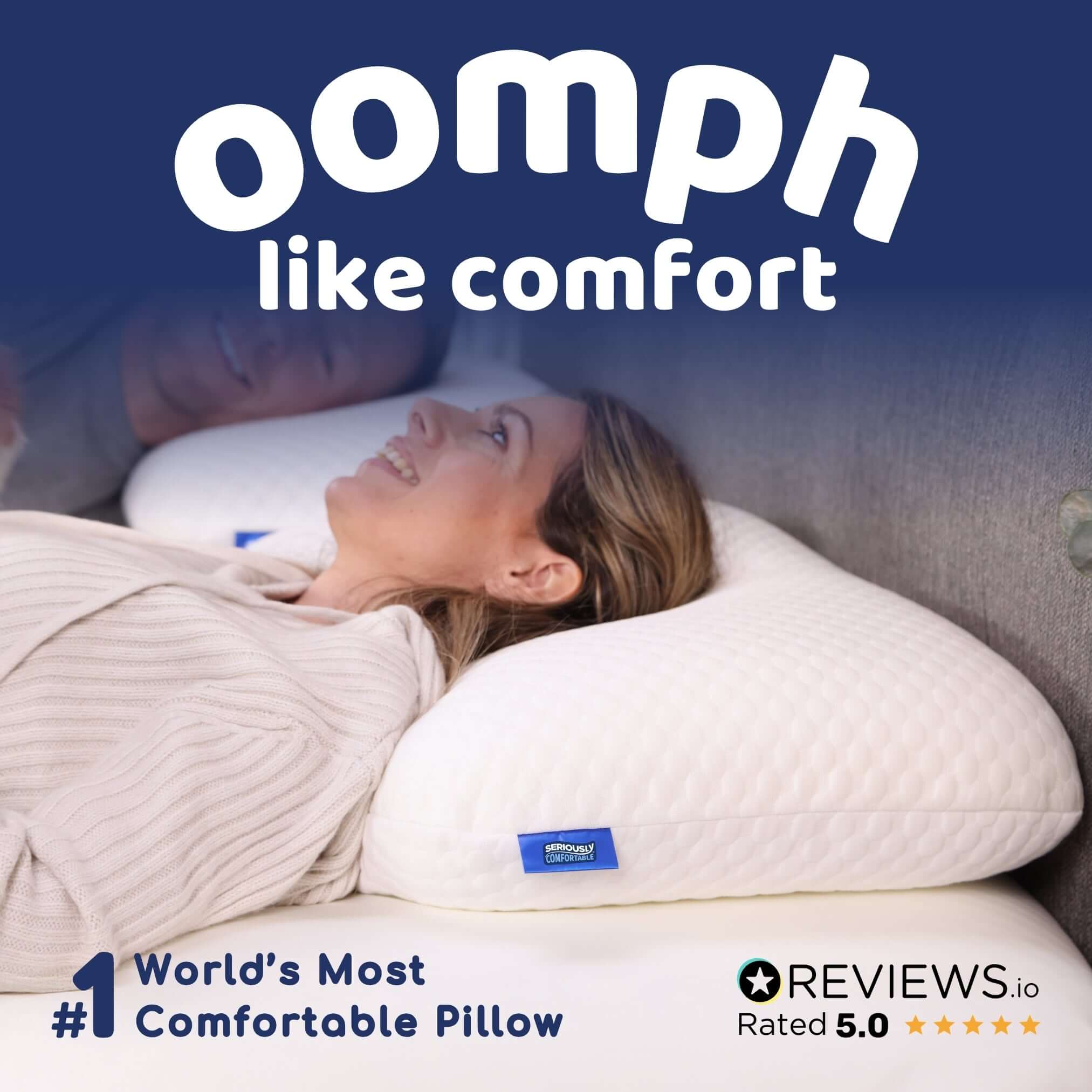 Seriously Comfortable Memory Comfort Side Sleeper Pillow | UK's Leading Pillow Specialist | UK's Lowest Prices | Featuring UK's Best Brands including TEMPUR®, Dunlopillo, Hypnos, Silentnight, Sealy, Seriously Comfortable & More