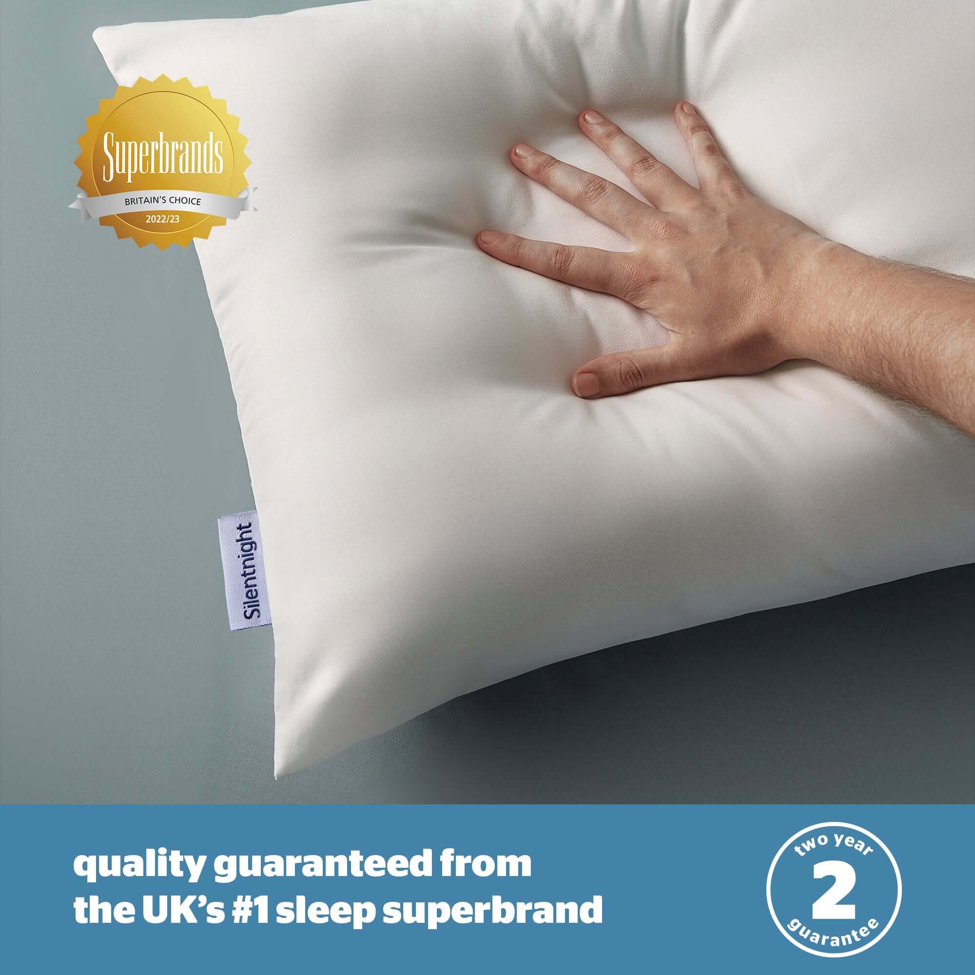 Silentnight Orthopaedic Support Pillow | UK's Leading Pillow Specialist | UK's Lowest Prices | Featuring UK's Best Brands including TEMPUR®, Dunlopillo, Hypnos, Silentnight, Sealy, Seriously Comfortable & More