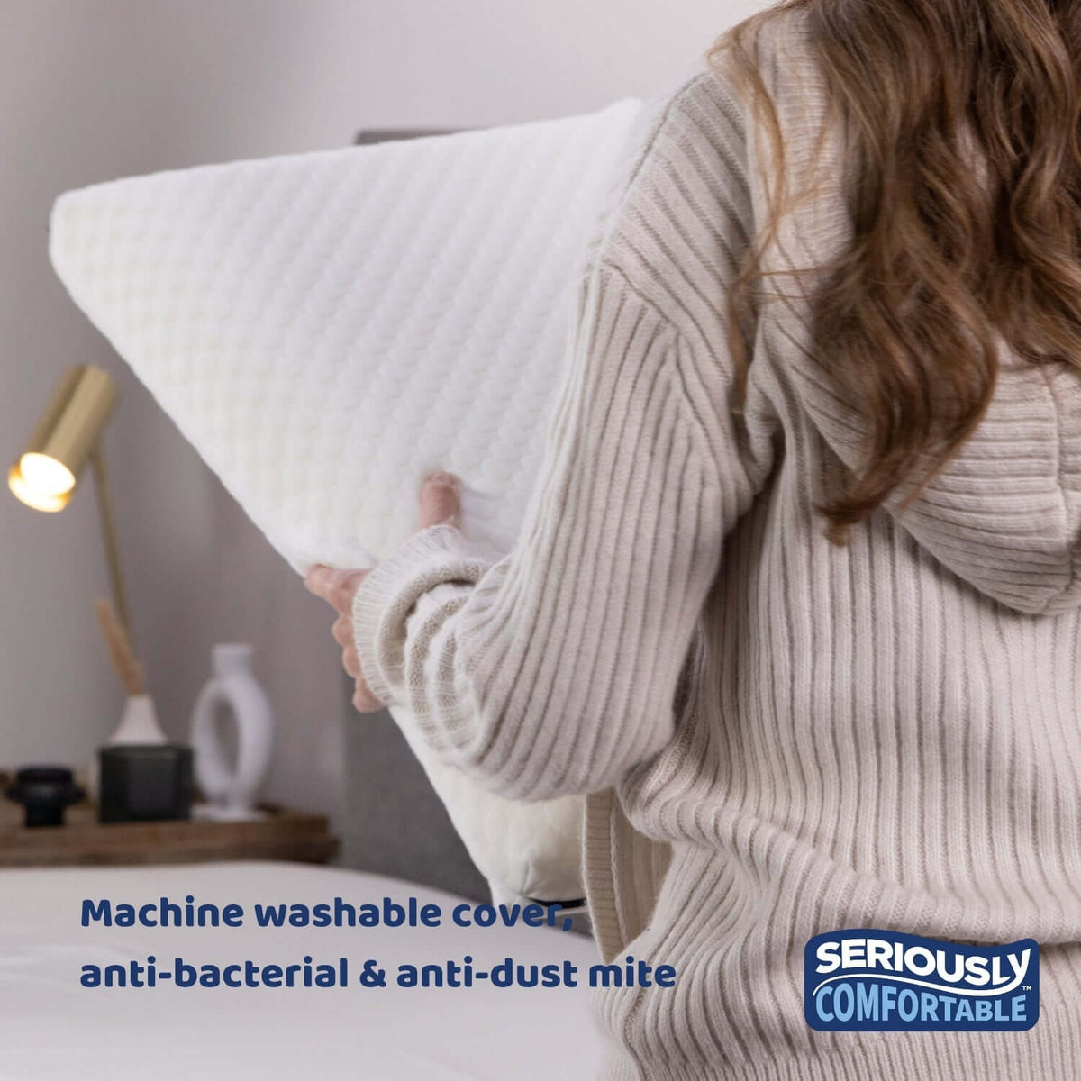 Seriously Comfortable Cool Revolution Comfort Pillow | UK's Leading Pillow Specialist | UK's Lowest Prices | Featuring UK's Best Brands including TEMPUR®, Dunlopillo, Hypnos, Silentnight, Sealy, Seriously Comfortable & More
