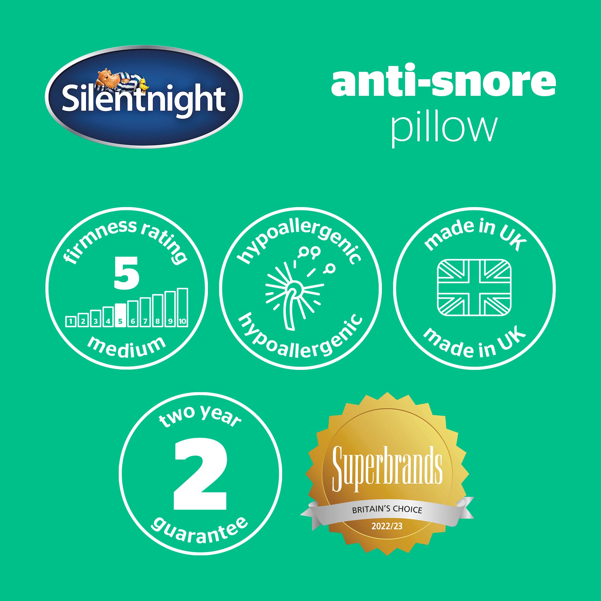 Silentnight Anti-Snore Pillow