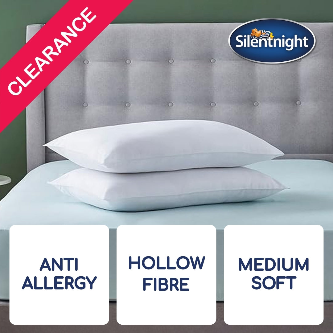 Silentnight Anti-Allergy Pillow Pack of 2 - CLEARANCE