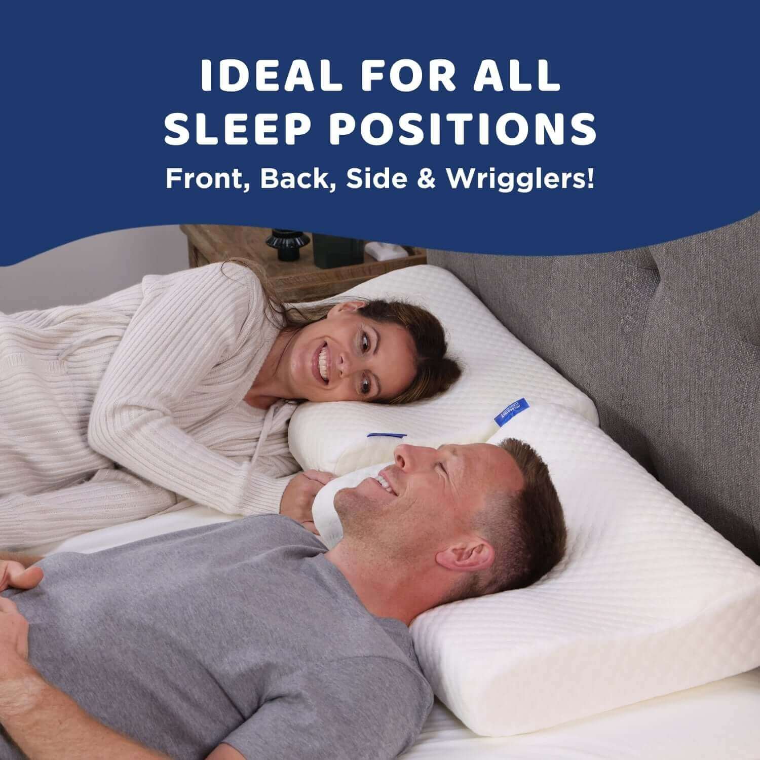 Seriously Comfortable Cool Anatomic Comfort Pillow | UK's Leading Pillow Specialist | UK's Lowest Prices | Featuring UK's Best Brands including TEMPUR®, Dunlopillo, Hypnos, Silentnight, Sealy, Seriously Comfortable & More