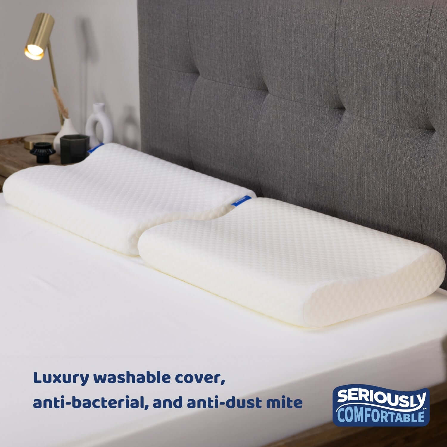 Seriously Comfortable Anatomic Comfort Pillow | UK's Leading Pillow Specialist | UK's Lowest Prices | Featuring UK's Best Brands including TEMPUR®, Dunlopillo, Hypnos, Silentnight, Sealy, Seriously Comfortable & More