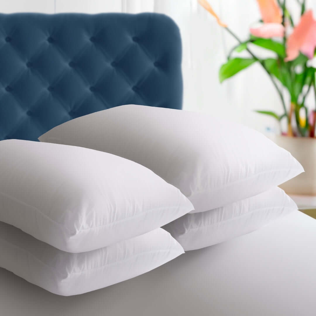 Head2Sleep Anti-Snore Support Pillow - Pack of 4 | UK's Leading Pillow Specialist | UK's Lowest Prices | Featuring UK's Best Brands including TEMPUR®, Dunlopillo, Hypnos, Silentnight, Sealy, Seriously Comfortable & More