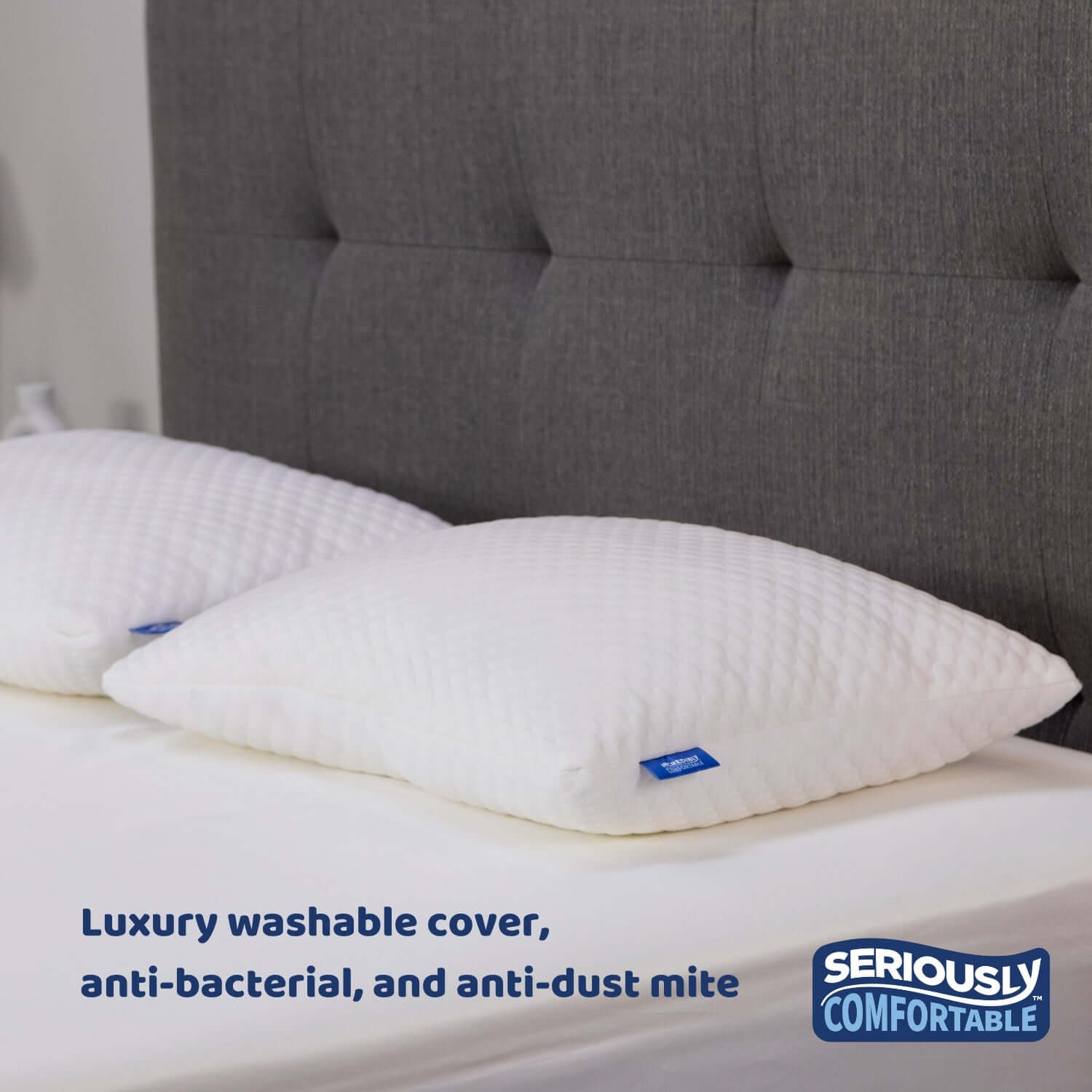 Seriously Comfortable Cool Cloud Comfort Pillow | UK's Leading Pillow Specialist | UK's Lowest Prices | Featuring UK's Best Brands including TEMPUR®, Dunlopillo, Hypnos, Silentnight, Sealy, Seriously Comfortable & More