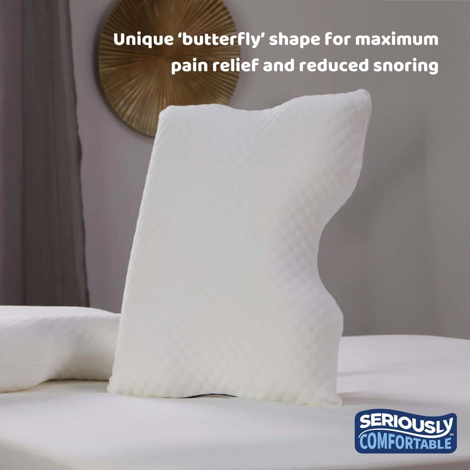 Seriously Comfortable Cool Ergo Comfort Pillow | UK's Leading Pillow Specialist | UK's Lowest Prices | Featuring UK's Best Brands including TEMPUR®, Dunlopillo, Hypnos, Silentnight, Sealy, Seriously Comfortable & More