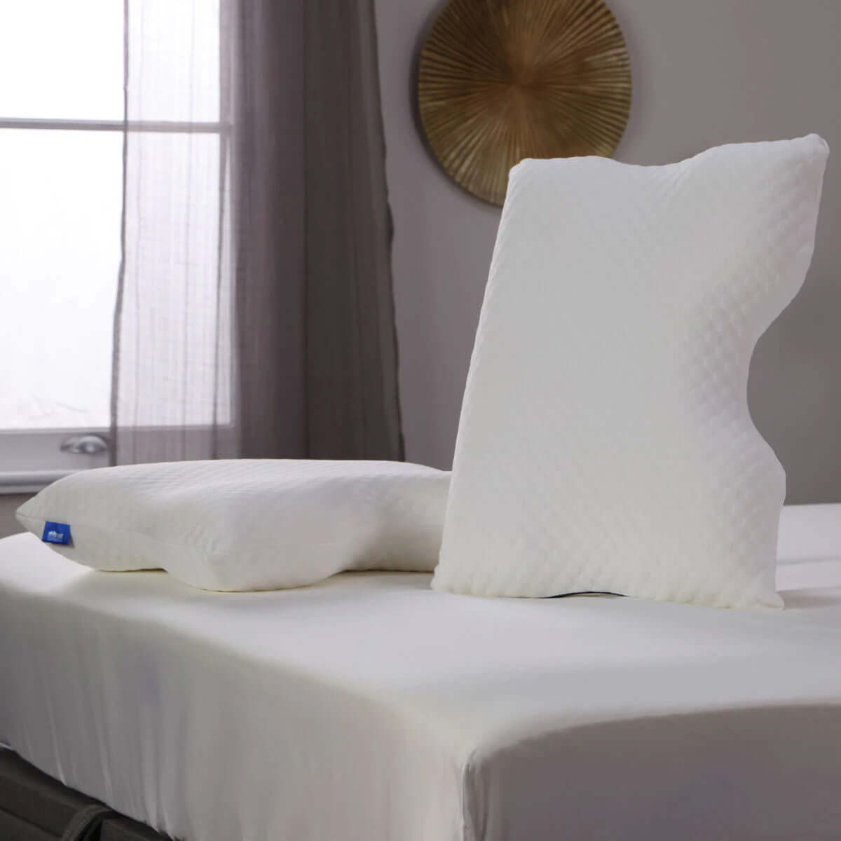 Seriously Comfortable Cool Ergo Comfort Pillow | UK's Leading Pillow Specialist | UK's Lowest Prices | Featuring UK's Best Brands including TEMPUR®, Dunlopillo, Hypnos, Silentnight, Sealy, Seriously Comfortable & More