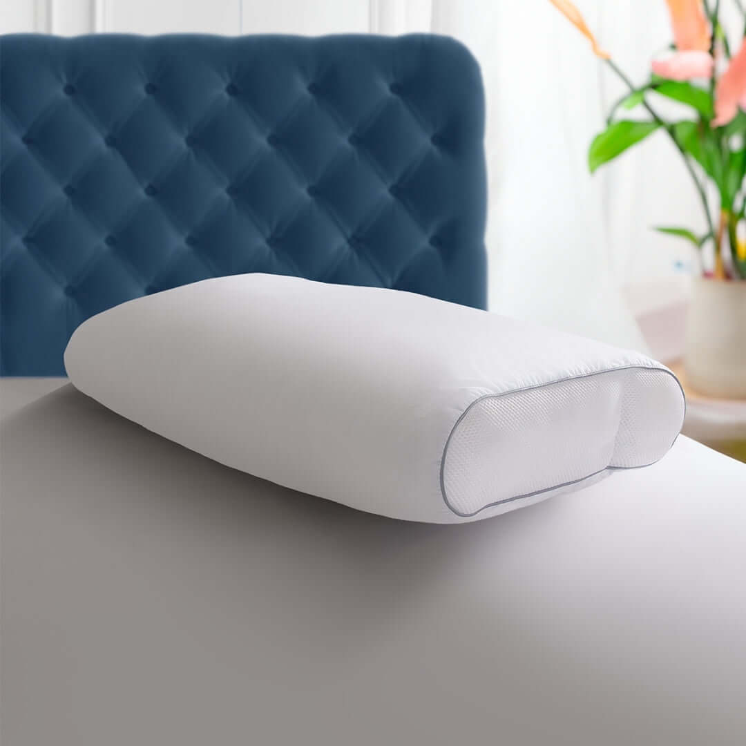 Head2Sleep Duo Feel Neck Support Pillow - CLEARANCE | UK's Leading Pillow Specialist | UK's Lowest Prices | Featuring UK's Best Brands including TEMPUR®, Dunlopillo, Hypnos, Silentnight, Sealy, Seriously Comfortable & More