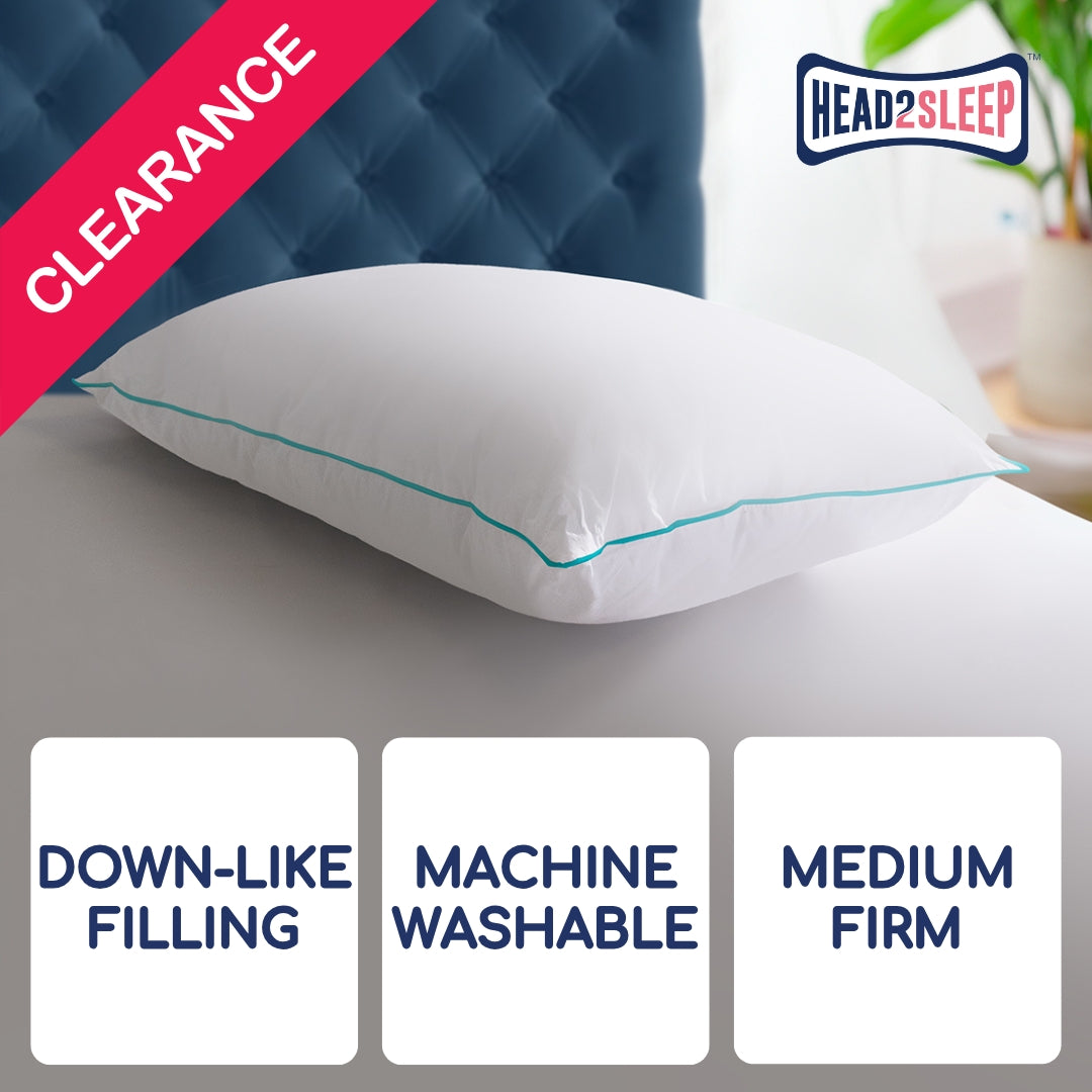 Head2Sleep Feels Like Down Pillow - CLEARANCE